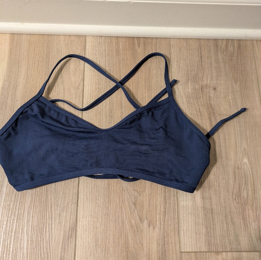 Jolyn Clothing Navy Blue Bikini Top - Picture 3 of 6